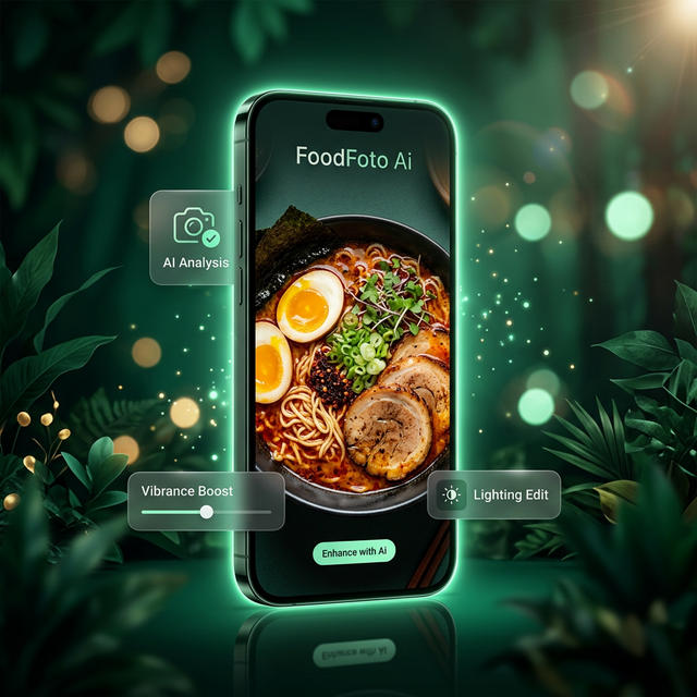 FoodFoto Ai App Mockup